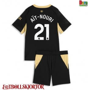 Manchester City Rayan Ait-Nouri #21 Borta Kläder Barn 2026-27 Kortärmad (+ Korta byxor)